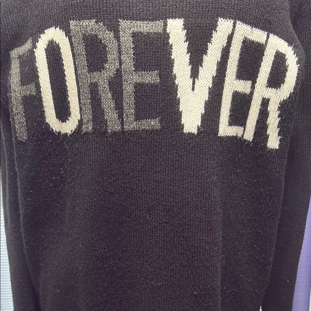Killstar Black and White Forever Sweater - Picture 2 of 6